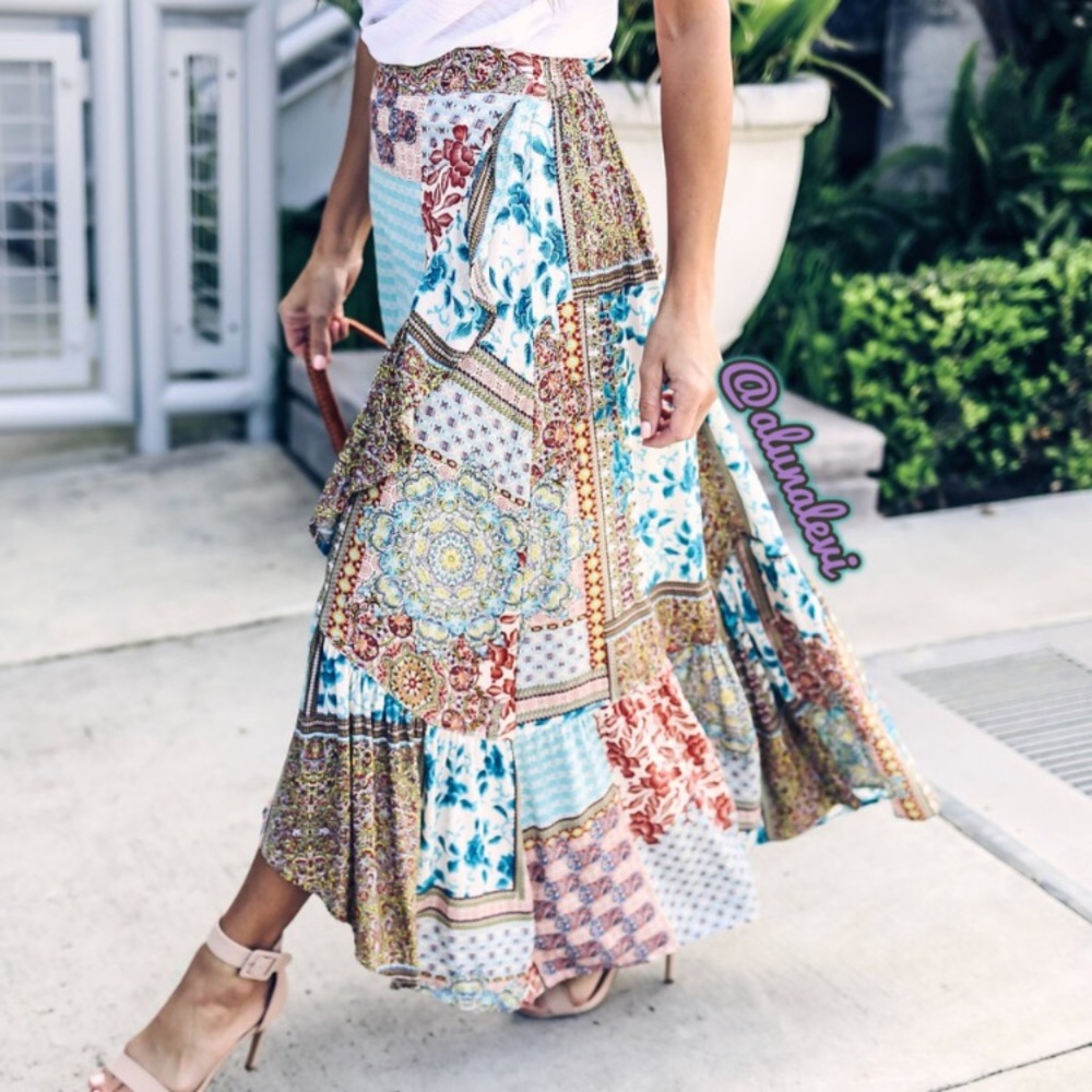 TAPESTRY MAXI SKRT - Picture 2 of 4